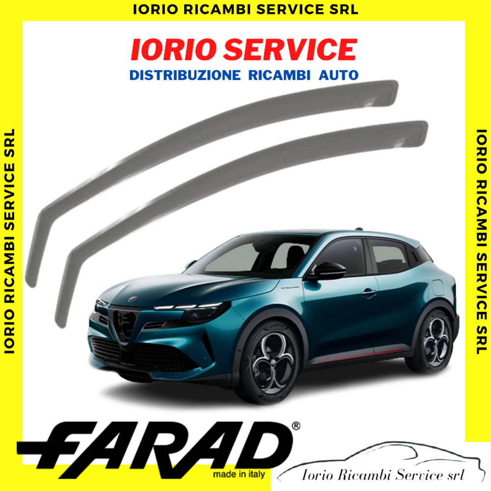 DEFLETTORI ARIA ANTERIORI ALFA ROMEO JUNIOR FARAD fumé ANTITURBO ANTIVENTO