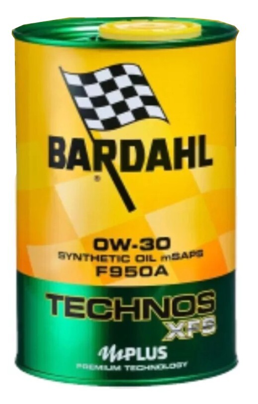 5 Litri OLIO MOTORE BARDAHL TECHNOS XFS F950A 0W30 Sintetico 100%