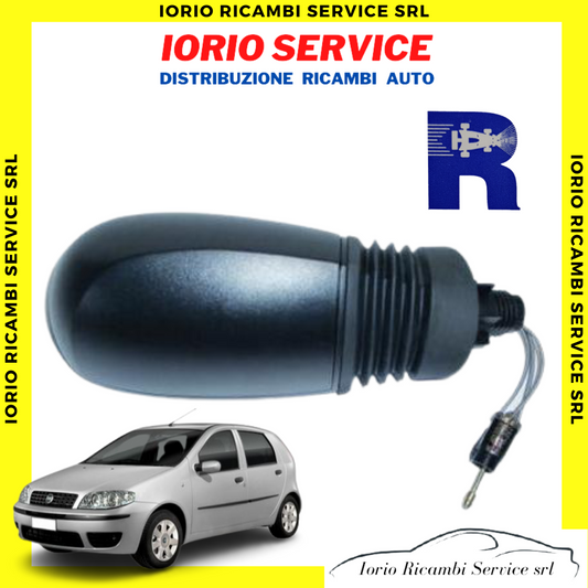 SPECCHIETTO RETROVISORE FIAT PUNTO 188 SINISTRO COMPLETO MANUALE NERO