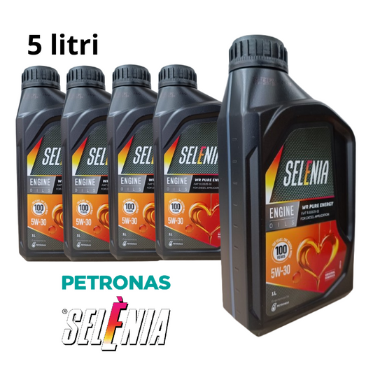 5 LITRI OLIO MOTORE SELENIA 5W30 ACEA C2 FIAT 9.55535-S1 - DIESEL - E4 - E5