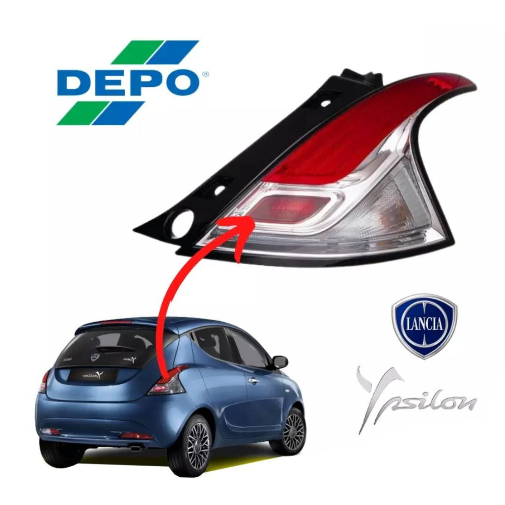 FARO FANALE STOP POSTERIORE DESTRO LED DX LANCIA YPSILON 312 DAL 2011