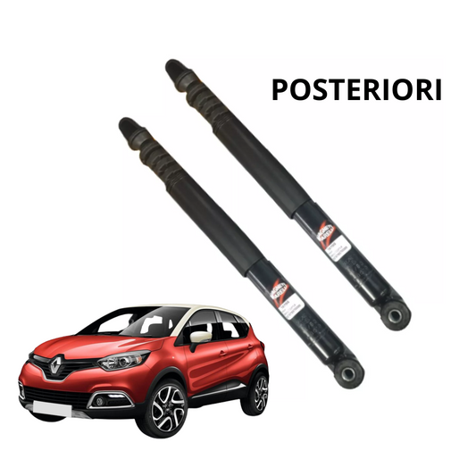 2 AMMORTIZZATORI  POSTERIORI COMPLETI TAMPONI RENAULT CAPTUR I SERIE 2013-2019