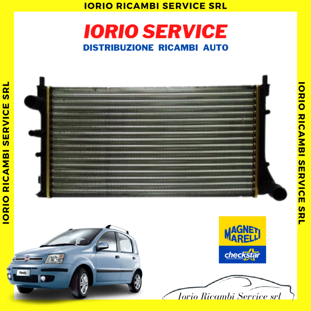 RADIATORE ACQUA ORIGINALE MAGNETI MARELLI BM1615 PER FIAT PANDA 169 1.3 MULTIJET