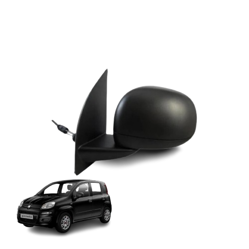 SPECCHIETTO RETROVISORE FIAT PANDA 312 dal 2011 SINISTRO COMPLETO MANUALE NERO