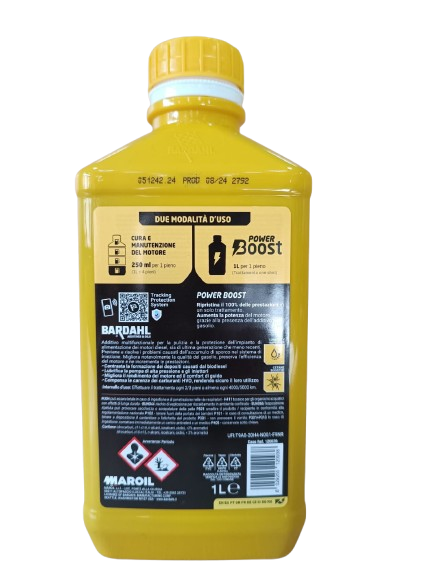 BARDAHL TOP DIESEL PLUS 1 LITRO TRATTAMENTO PULISCI INIETTORI GASOLIO ADDITIVO