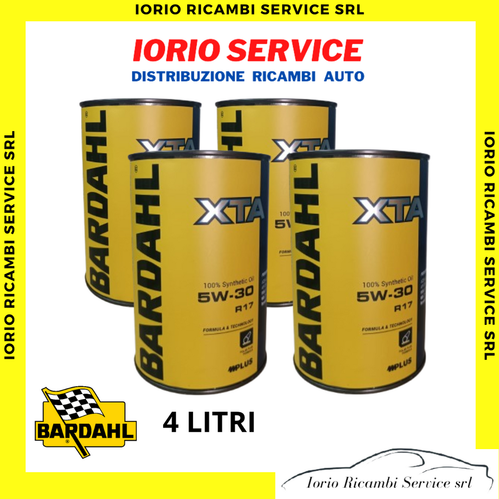 4 LITRI OLIO MOTORE BARDAHL XTA R17 5W30 C2 C3 RENAULT RN17 RN0700 RN0710 SYNT.