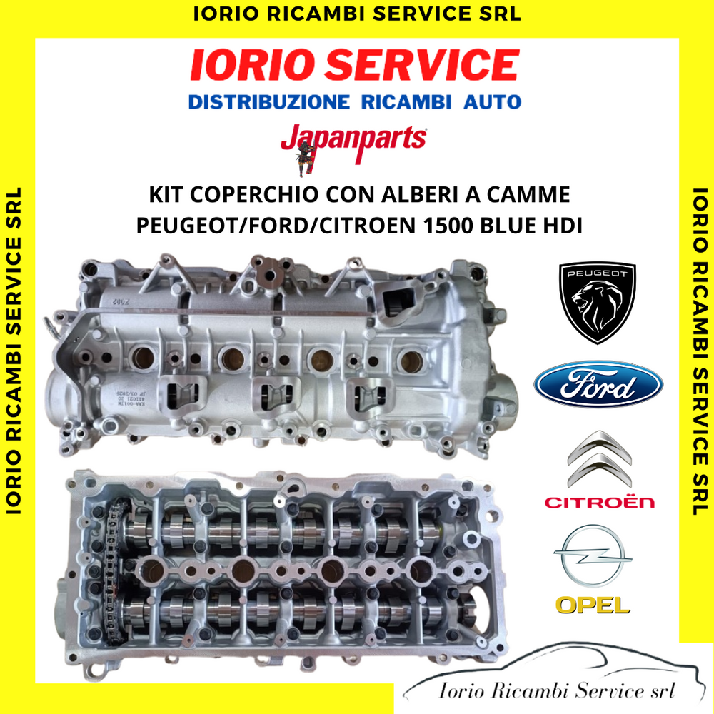 KIT ALBERI A CAMME JAPANPARTS FORD/PEUGEOT/CITROEN 1.5 BLUE HDI CATENA MOD. 8 MM