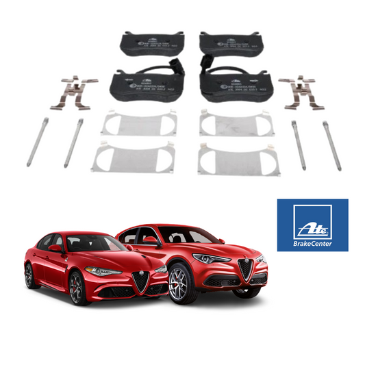 PASTIGLIE PATTINI FRENO ANTERIORI MARCA ATE PICCOLE X ALFA ROMEO STELVIO/GIULIA