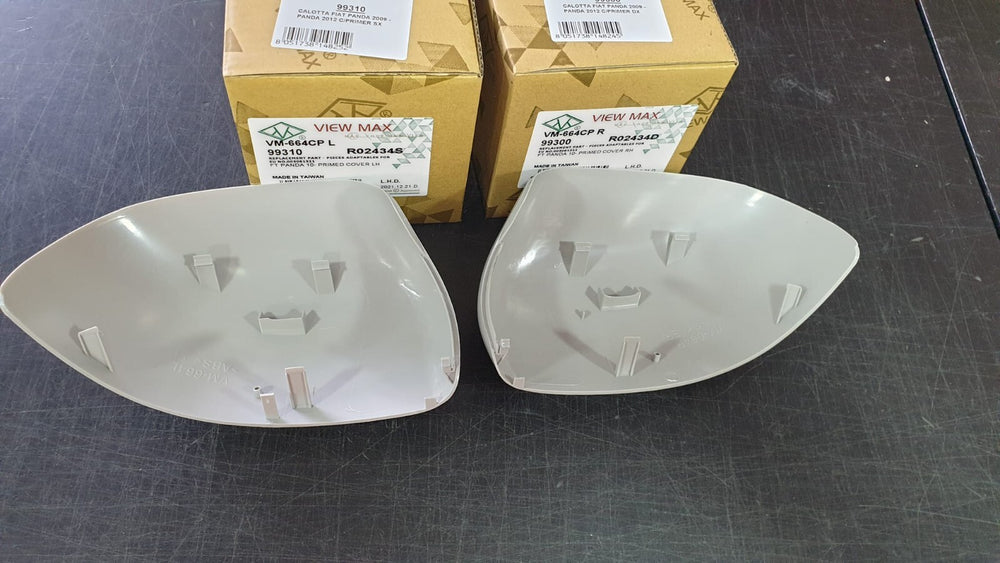 2 CALOTTE SPECCHIO RETROVISORI VERNICIABILI FIAT PANDA 169 >2009 PANDA 312 >2012