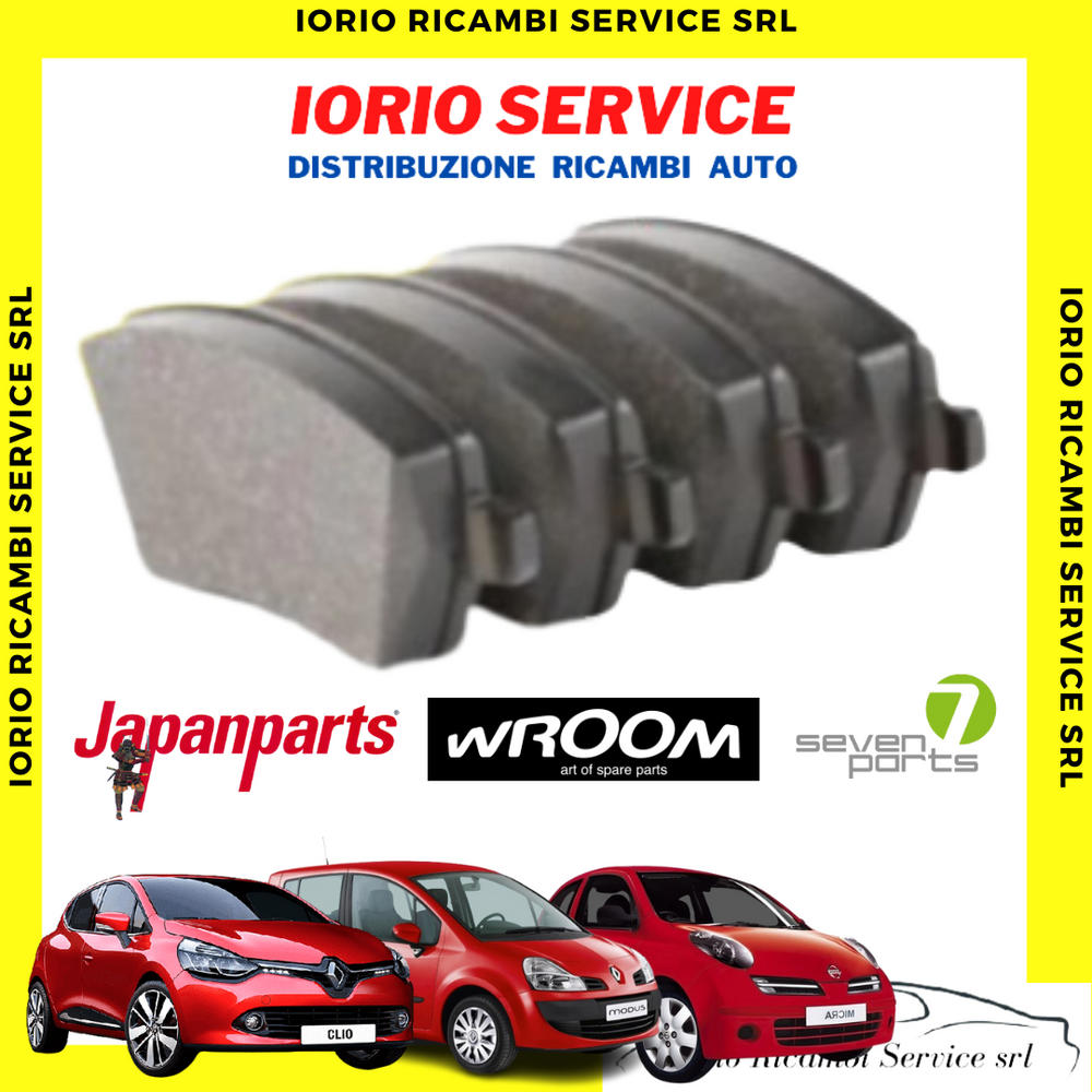 PASTIGLIE FRENI ANTERIORI RENAULT CLIO III 05>14 CLIO IV MODUS NISSAN MICRA K12
