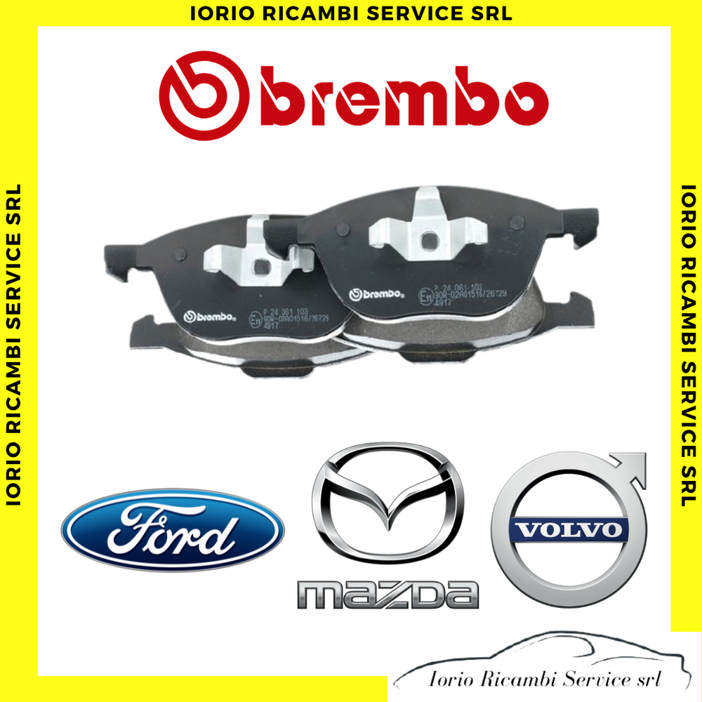 PASTIGLIE FRENI BREMBO FERODO FORD FOCUS CMAX PATTINI ANTERIORI P61065 FDB1594