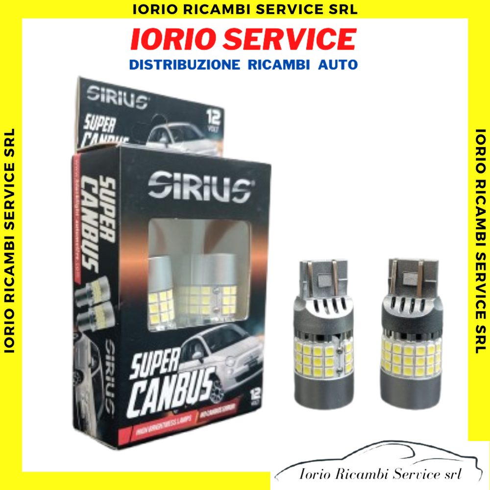 LAMPADE SIRIUS LED 21/5W POSIZIONE DIURNA SUPER CANBUS NESSUN ERRORE CENTRALINA