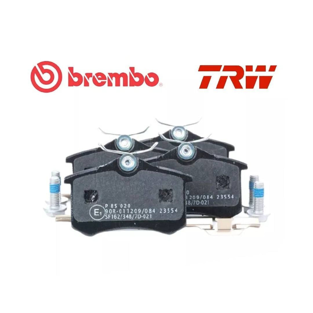 PASTIGLIE FRENI POST. BREMBO O TRW A1/A3/GOLF/POLO/FABIA/IBIZA/C3II/DS3/207/307