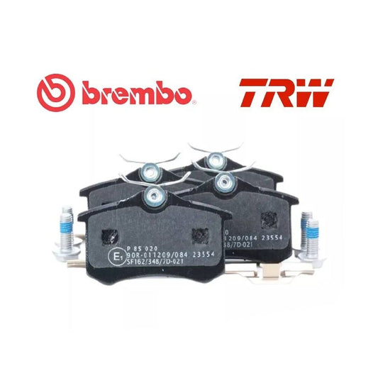 PASTIGLIE FRENI POST. BREMBO O TRW A1/A3/GOLF/POLO/FABIA/IBIZA/C3II/DS3/207/307