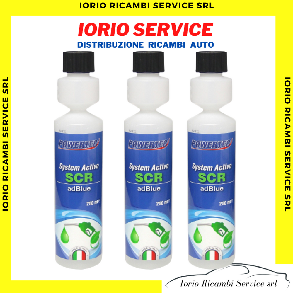 3 ADDITIVI SISTEMA ADBLUE ANTICRISTALLIZANTE SYSTEM ACTIVE SCR 250ML + DOSATORE