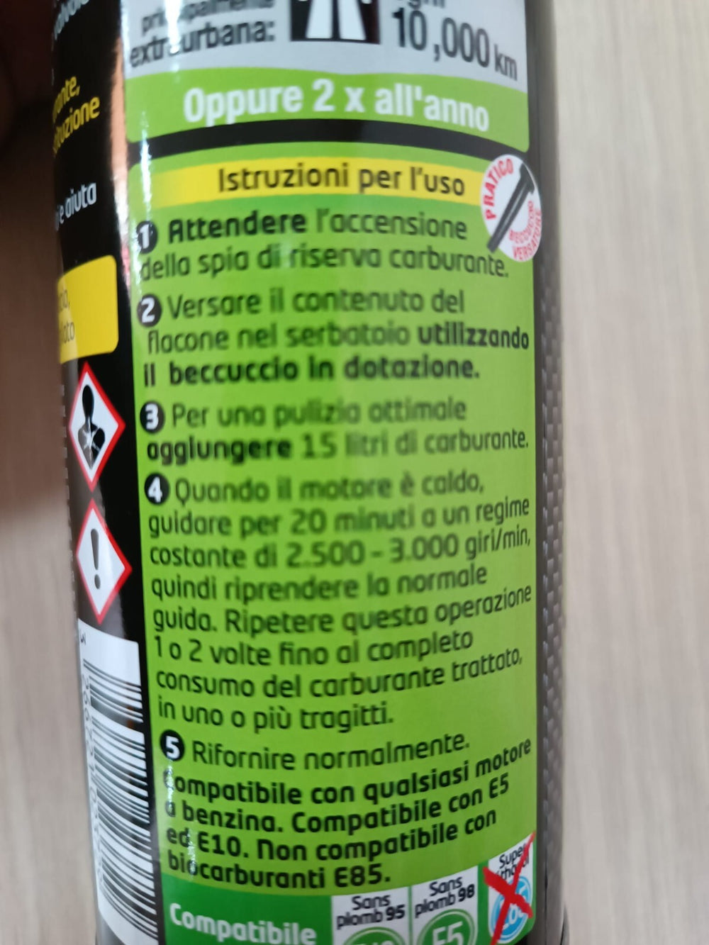 BARDAHL 5 IN 1 BENZINA 167031 PULITORE 500ml ADDITIVO PULIZIAINIETTORI VALV EGR