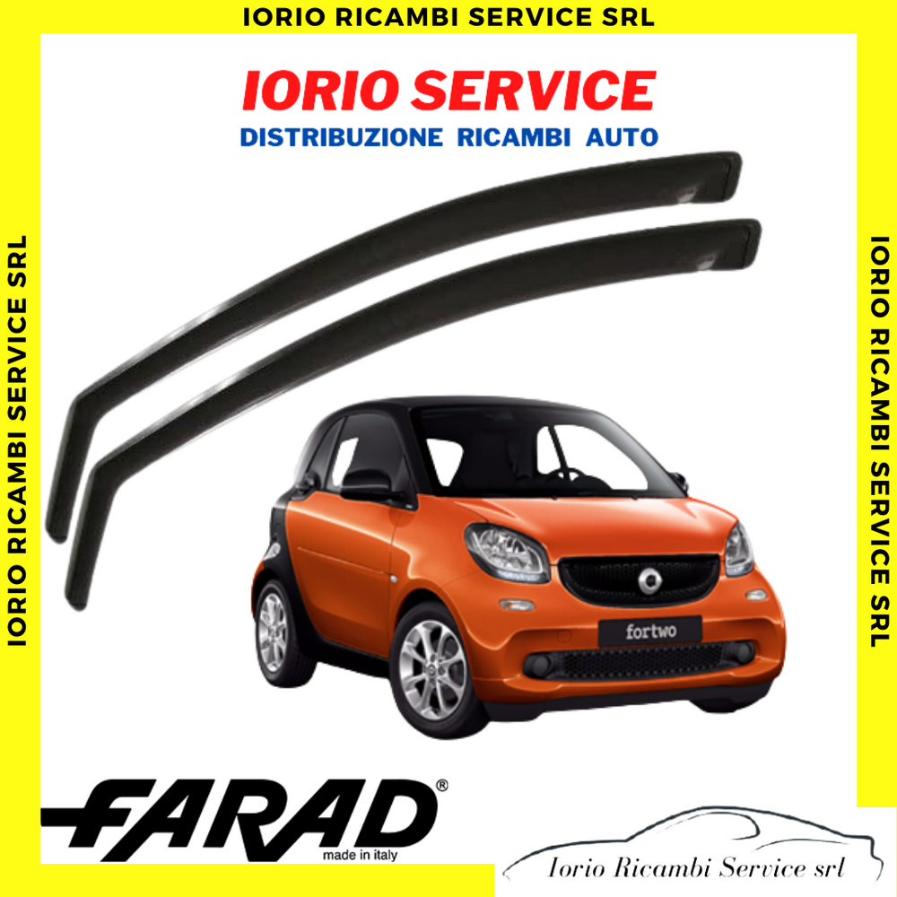 DEFLETTORI ARIA SMART FORTWO 453 >2014  FARAD fumè ANTITURBO ANTIVENTO ANTERIORI