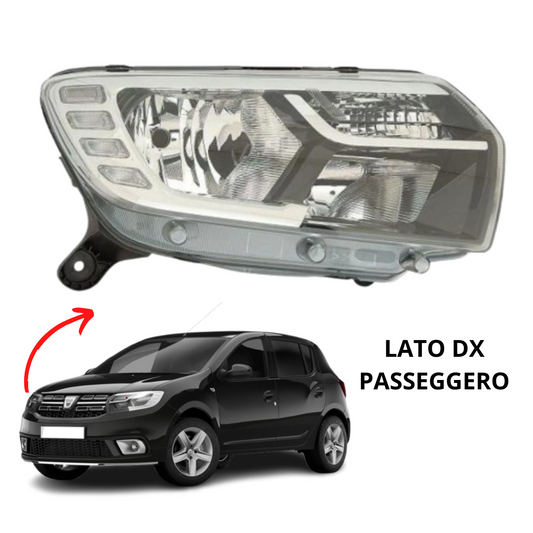 FARO PROIETTORE H7 H7 PY21W LUCE DIURNA A LED DX PER DACIA SANDERO 2017/2020