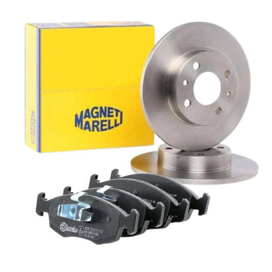 KIT DISCHI MARELLI VENTIL + PASTIGLIE BREMBO FIAT PANDA 312 LANCIA YPSILON  2011