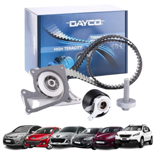 KIT DISTRIBUZIONE DAYCO + POMPA ACQUA PER MOTORI 1.4 MJT -FIESTA/C3/DS3/2008/206