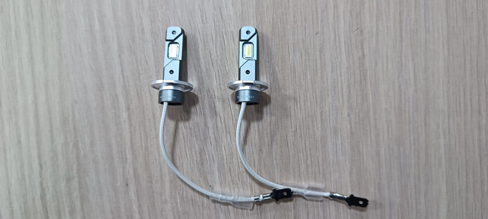 KIT 2 LAMPADE SIRIUS XL H3 SHORT auto/moto  CORTA 6300K 3600 LUMEN 12V CHIP 5530