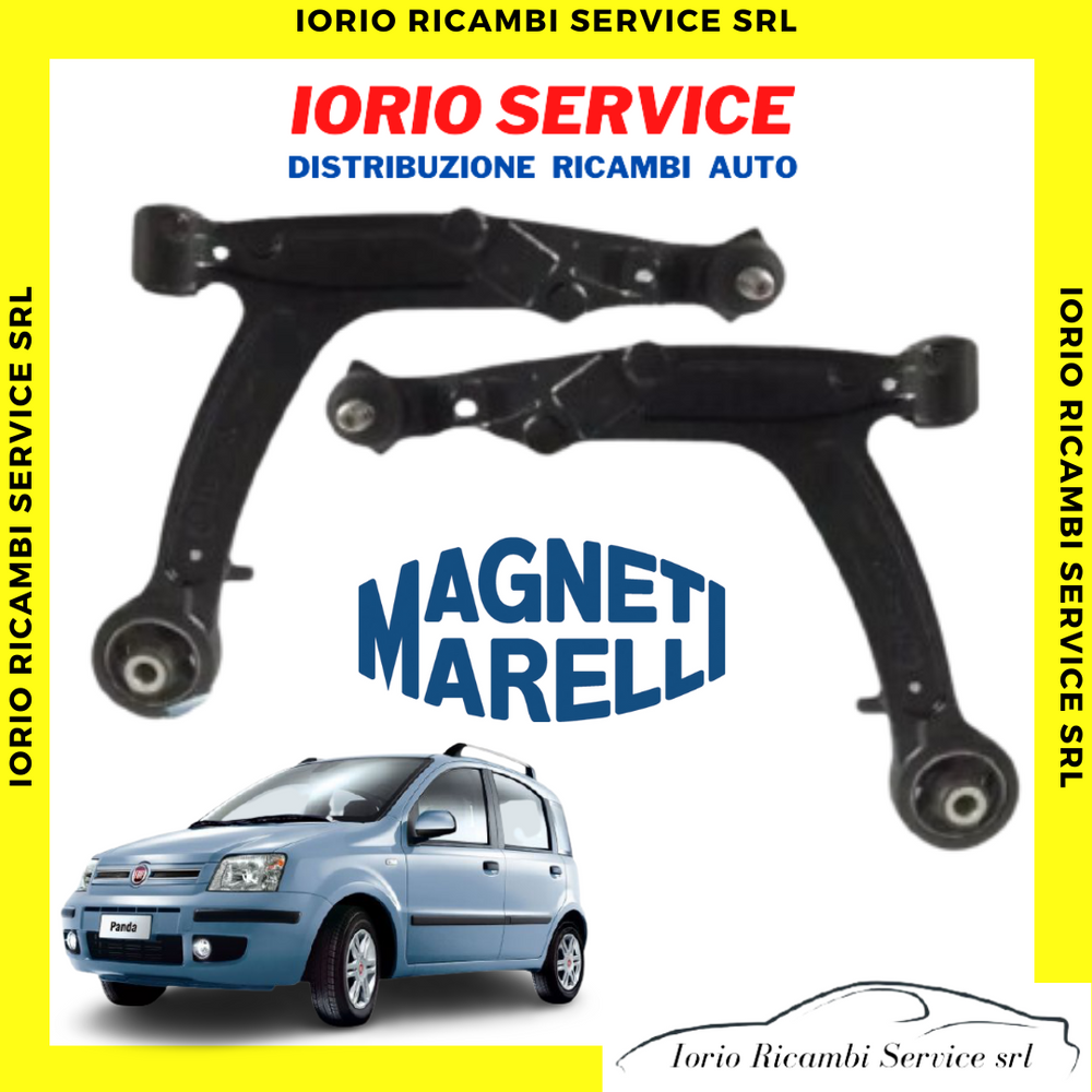 KIT 2 BRACCI ANTERIORI OSCILLANTI FIAT PANDA 169 DAL2003 AL 2011 TUTTI I MODELLI