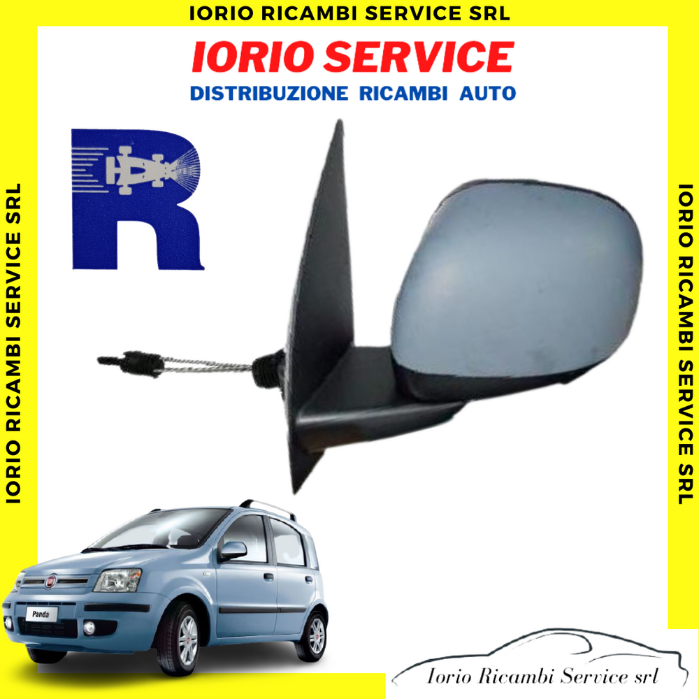 SPECCHIETTO FIAT PANDA 169 2009 12 SINISTRO RETROVISORE COMPLET ELETTRICO PRIMER