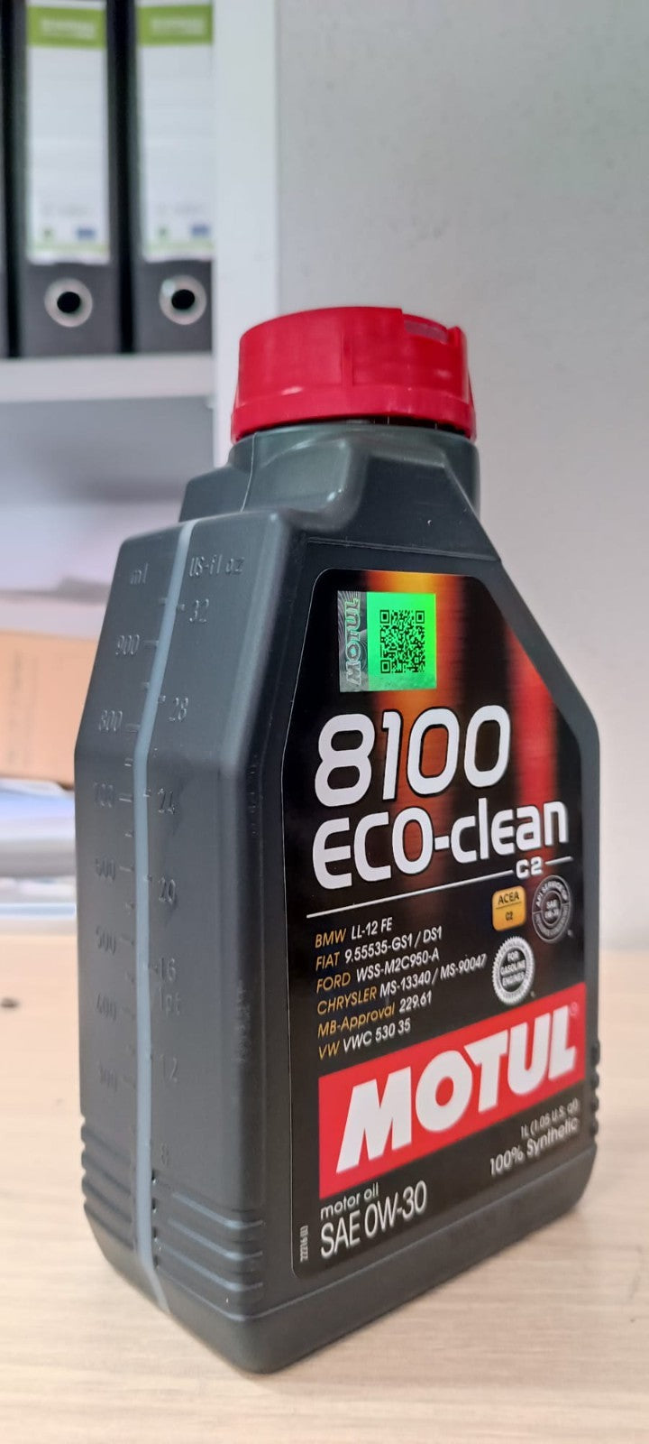 4 LITRI MOTUL 8100 ECO-CLEAN 0W30 ACEA C2 OLIO MOTORE 100% SINTETICO