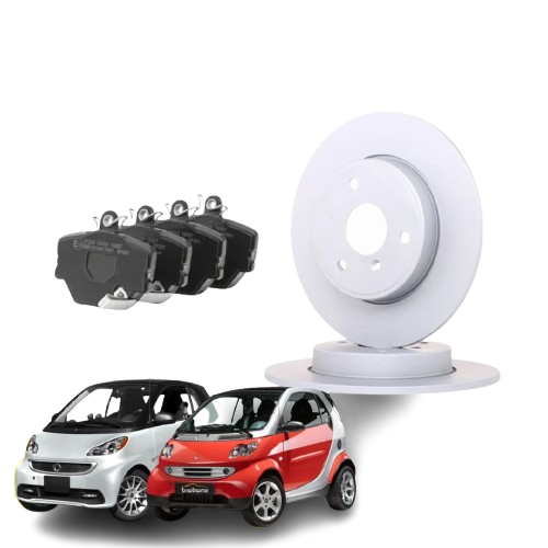 KIT DISCHI FRENO + PASTIGLIE JAPANPARTS per SMART FORTWO 450 451