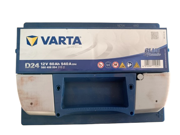 BATTERIA 60 Ah VARTA D24 AUTO 540A POSITIVO A DESTRA (+DX) COD. L2 60P 560408054