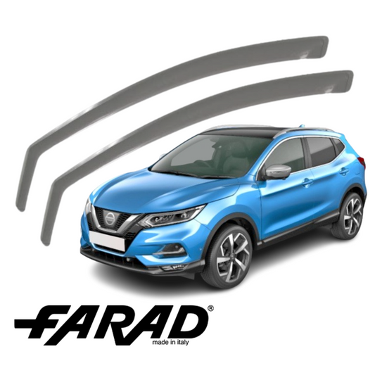 DEFLETTORI ARIA NISSAN QASHQAI II J11 2014 2020 FARAD fumè ANTITURBO ANTIVENTO