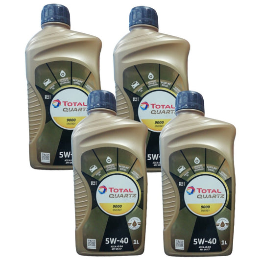 4 LT TOTAL QUARTZ INEO OLIO MOTORE 5W40 ACEA A3/B4 API SN / CF