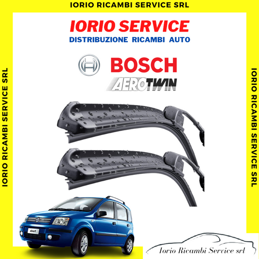 SPAZZOLE TERGICRISTALLO ANT. BOSCH FIAT PANDA 169 2003-2011 PUNTO  176 I SERIE