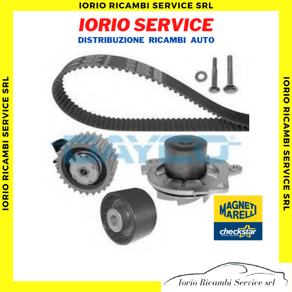KIT DISTRIBUZIONE CINGHIA + POMPA ACQUA PER FIAT DOBLO 1.9 ASPIRATO