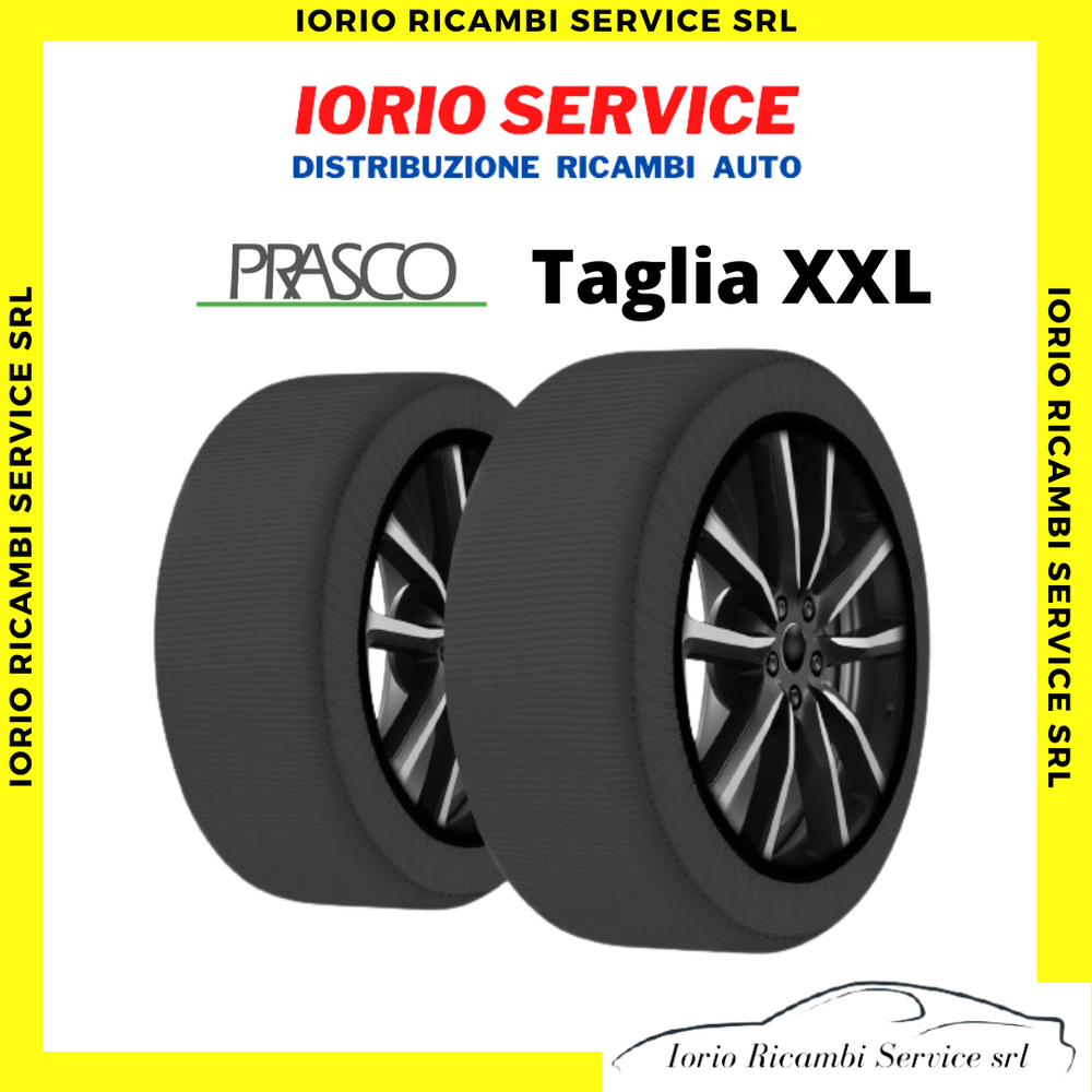 CALZE DA NEVE OMOLOGATE TAGLIA XXL (2XTRA LARGE) MONTAGGIO RAPIDO E RESISTENTI