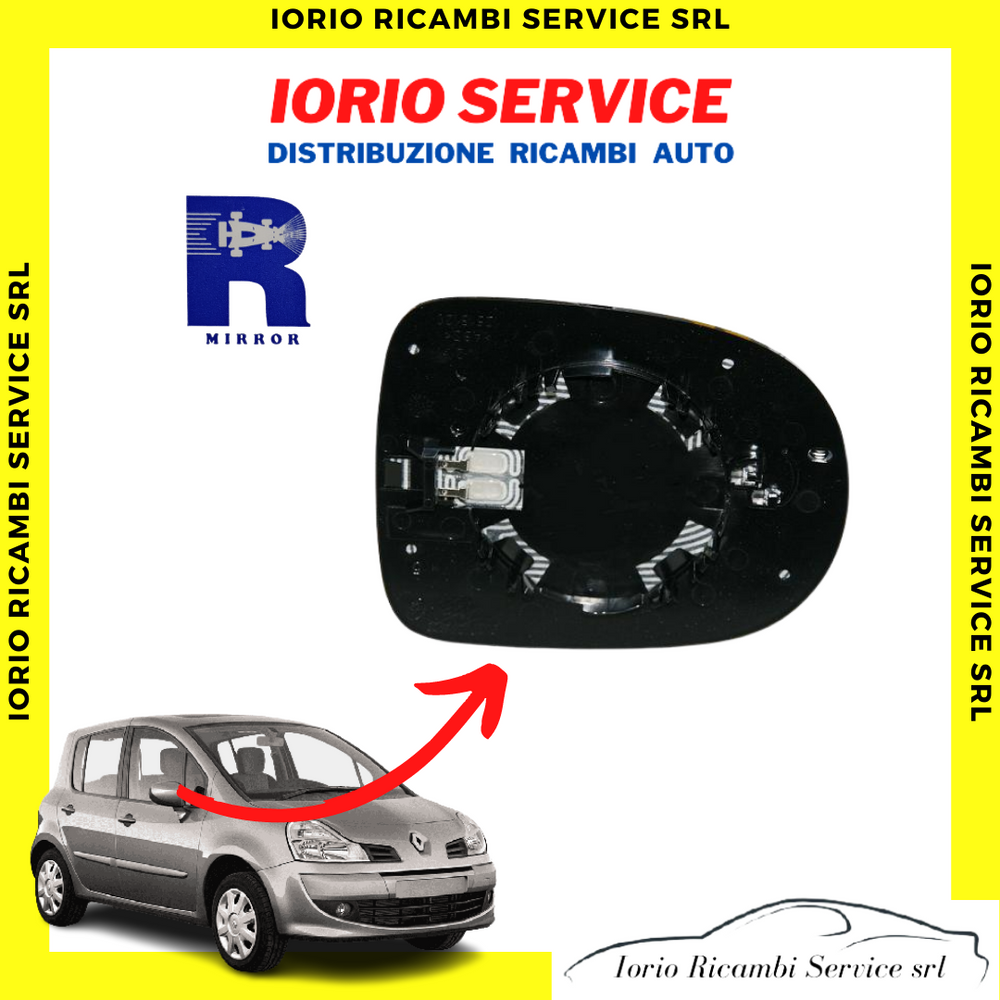 PIASTRA SPECCHIO TERMICO DESTRO DX RENAULT CLIO III MODUS DAL 2008