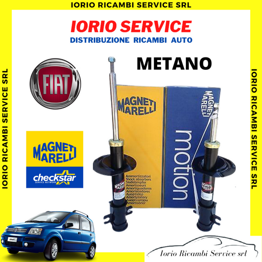 KIT COPPIA 2 AMMORTIZZATORI ANT. FIAT PANDA 169 (2003-2011) METANO NATURAL POWER