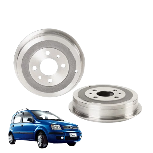 KIT TAMBURI FRENI POSTERIORI DIAMETRO INTERNO 203 MM PER FIAT PANDA 169 METANO