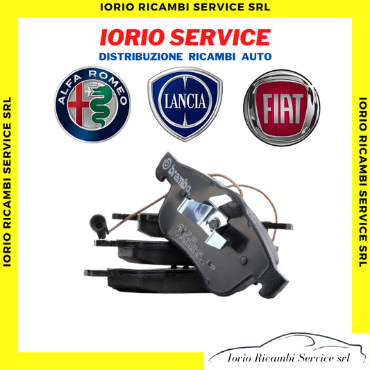 PASTIGLIE FRENI ORIGINALI BREMBO ANTERIORI per FIAT DOBLO LANCIA DELTA