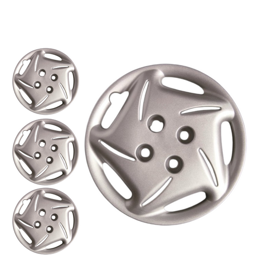 KIT SET 4 COPRICERCHI PER FIAT SEICENTO 600 COPPA RUOTA 13'' SENZA LOGO