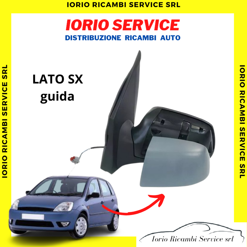 SPECCHIETTO RETROVISORE FORD FIESTA V DA 2006 A 2008 SINISTRO SX ELETT. TERMICO