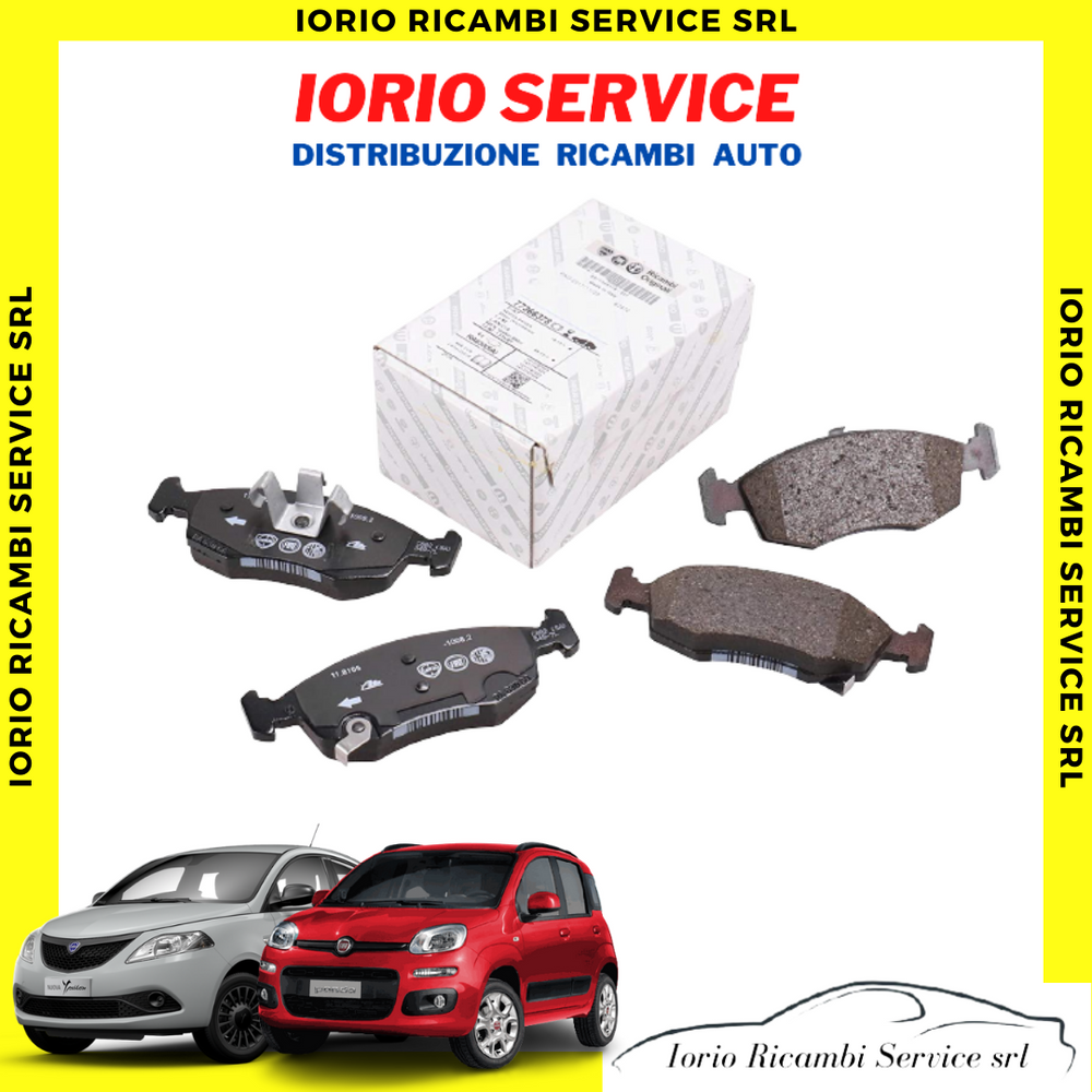 PASTIGLIE FRENI ORIGINALI FIAT per FIAT PANDA LANCIA Y YPSILON 312 PATTINI ANT.