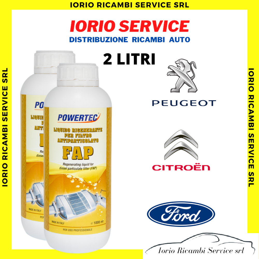 2 LITRI CERINA ADDITIVO FAP PER SACCA FILTRO ANTIPARTICOLATO DPF CITROEN PEUGEOT