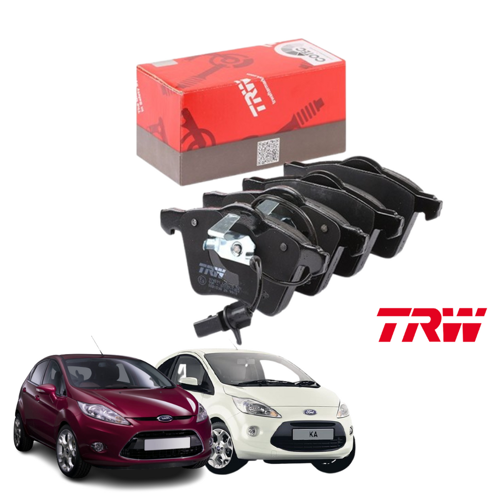 PASTIGLIE FRENI ANTERIORI PATTINI FORD FIESTA VI - KA-  1.2 / 1.4 / 1.4 TDCi TRW