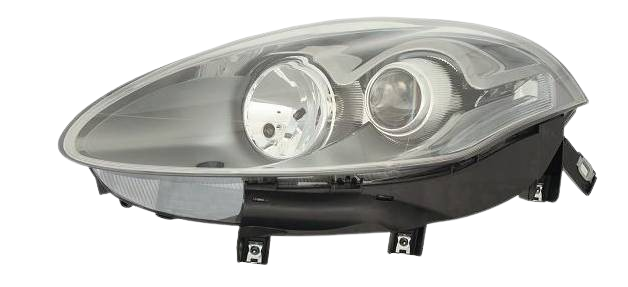 COPPIA FARI FIAT BRAVO II DAL 2010 PARABOLA GRIGIO SCURA CON MOTOTINO ELETTRICO