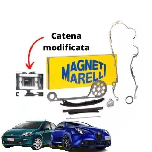 KIT CATENA DISTRIBUZIONE MARELLI MODIFICATO FIAT PANDA PUNTO 500 13 MJT E4 E5 E6