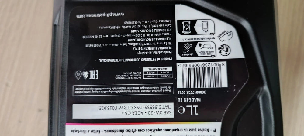 Kit tagliando 5 lt olio Selenia 0W20 + 4 filtri per Alfa Stelvio/Giulia 2.2 HDI
